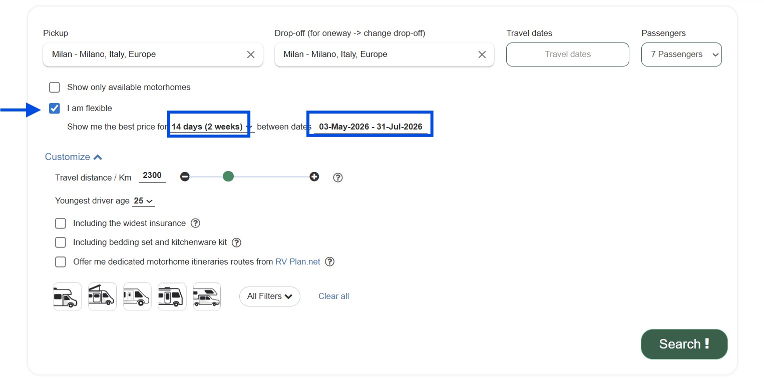cheap RV rental in England date flexibility cheap RV rental in England date flexibility